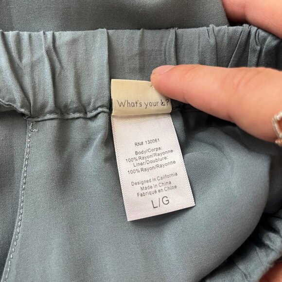 L*Space Floral Eyelet Strapless Dress Flowy Oversized Beach Cut Out Size Large - Picture 7 of 7